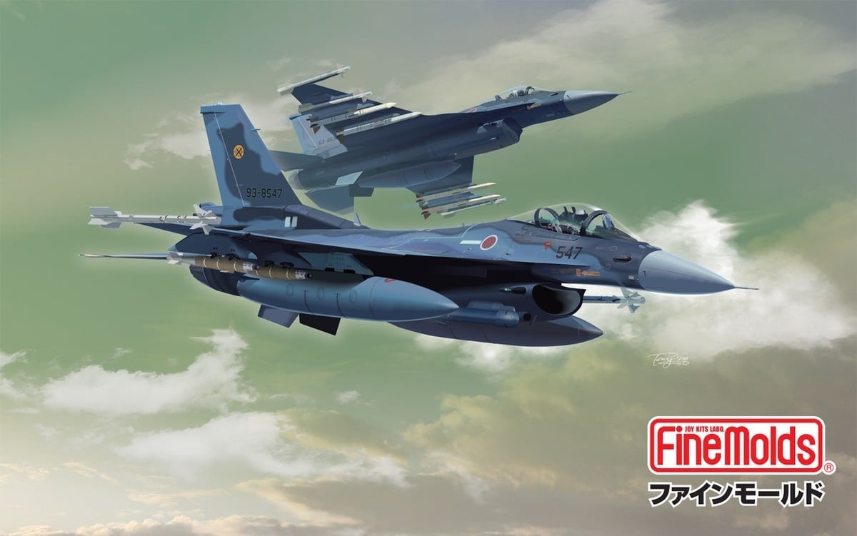 FineMolds Mitsubishi F-2 Field Assault Model – 172 Box Art