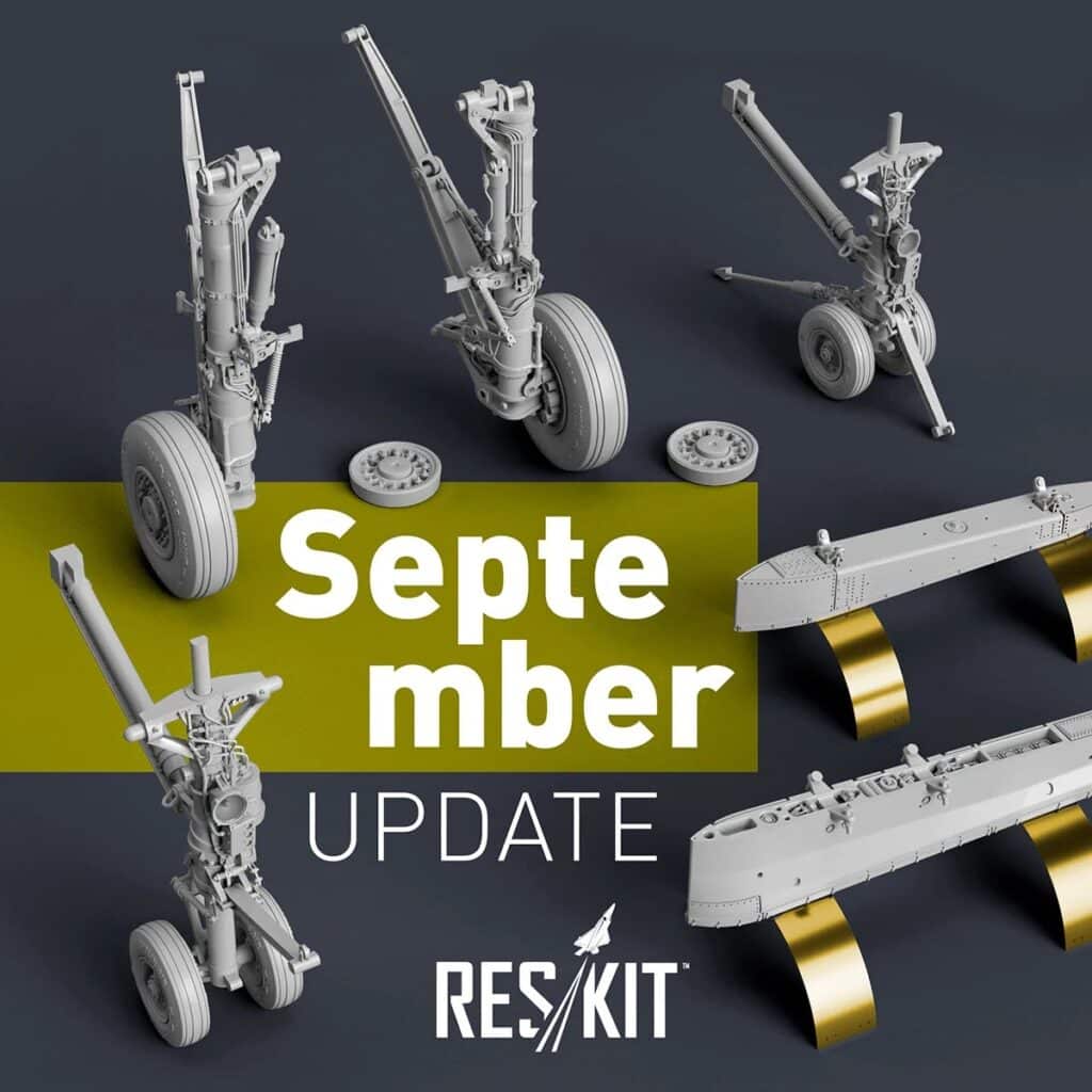 Four scales, amazing works from ResKit in September...