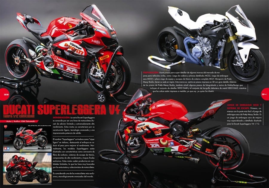 HobbyWorld Issue #257 DUCATI SUPERLEGGERA V4. Kitti Tatsumaki