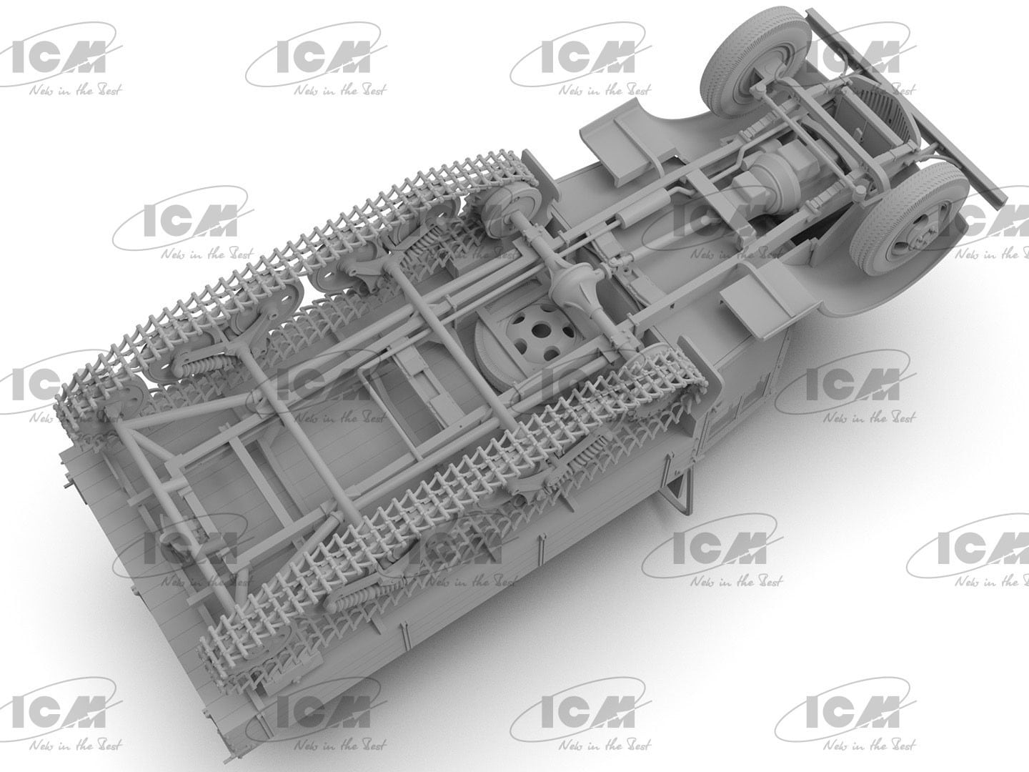 ICM V3000SSSM Maultier 'Einheitsfahrerhaus' WWII German Truck 135 Scale CAD-6