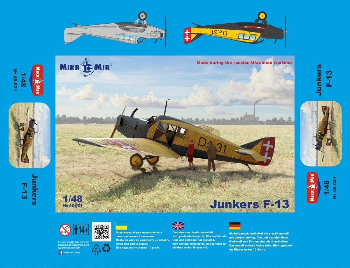 Junkers F 13 Released Box Art