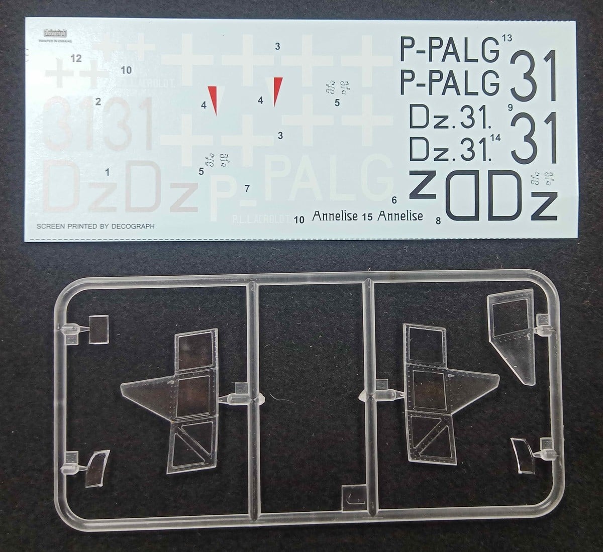 Junkers F 13 Released Decals and Clear Parts