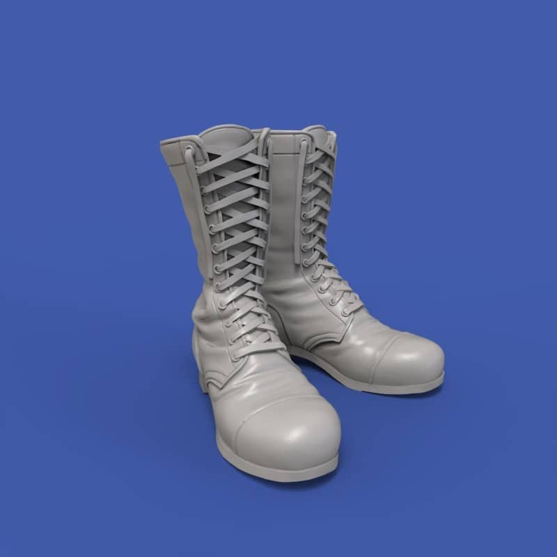 Royal Models #1031 U.S. Paratrooper Boots WWII