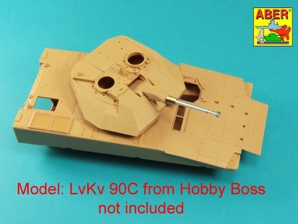 Aber Barrel Sets for German, Soviet, and Swedish Armor-35 L-320 Bofors 40mm L70 barrel for Swedish LvKv 90C