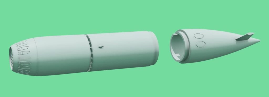 Aerocraft Models Announces 172 Scale Northrop F-89 'D' Rocket Wing Pods CAD