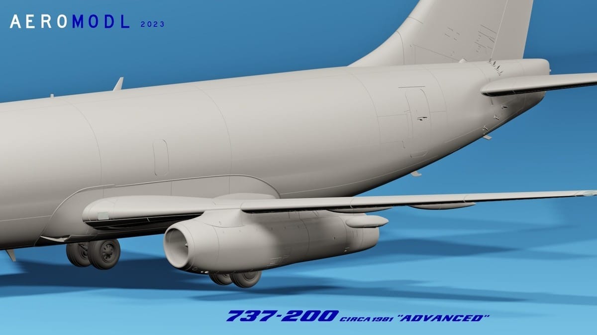 Aeromodl to Offer 172 Scale Boeing 737-200 in Three Configurations Advanced-2