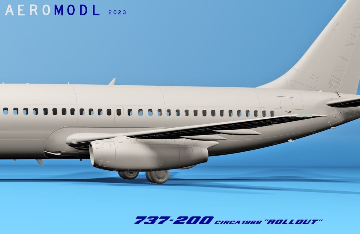 Aeromodl to Offer 172 Scale Boeing 737-200 in Three Configurations Rollout