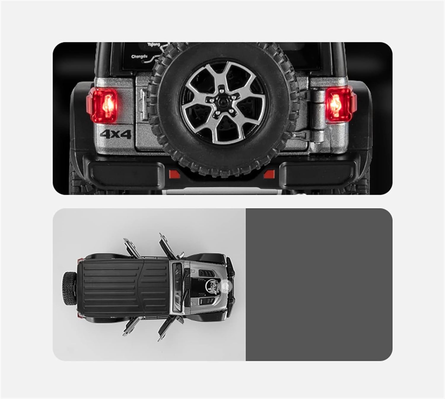 Alloy Die Cast 1-22 for Jeeps Wrangler-2