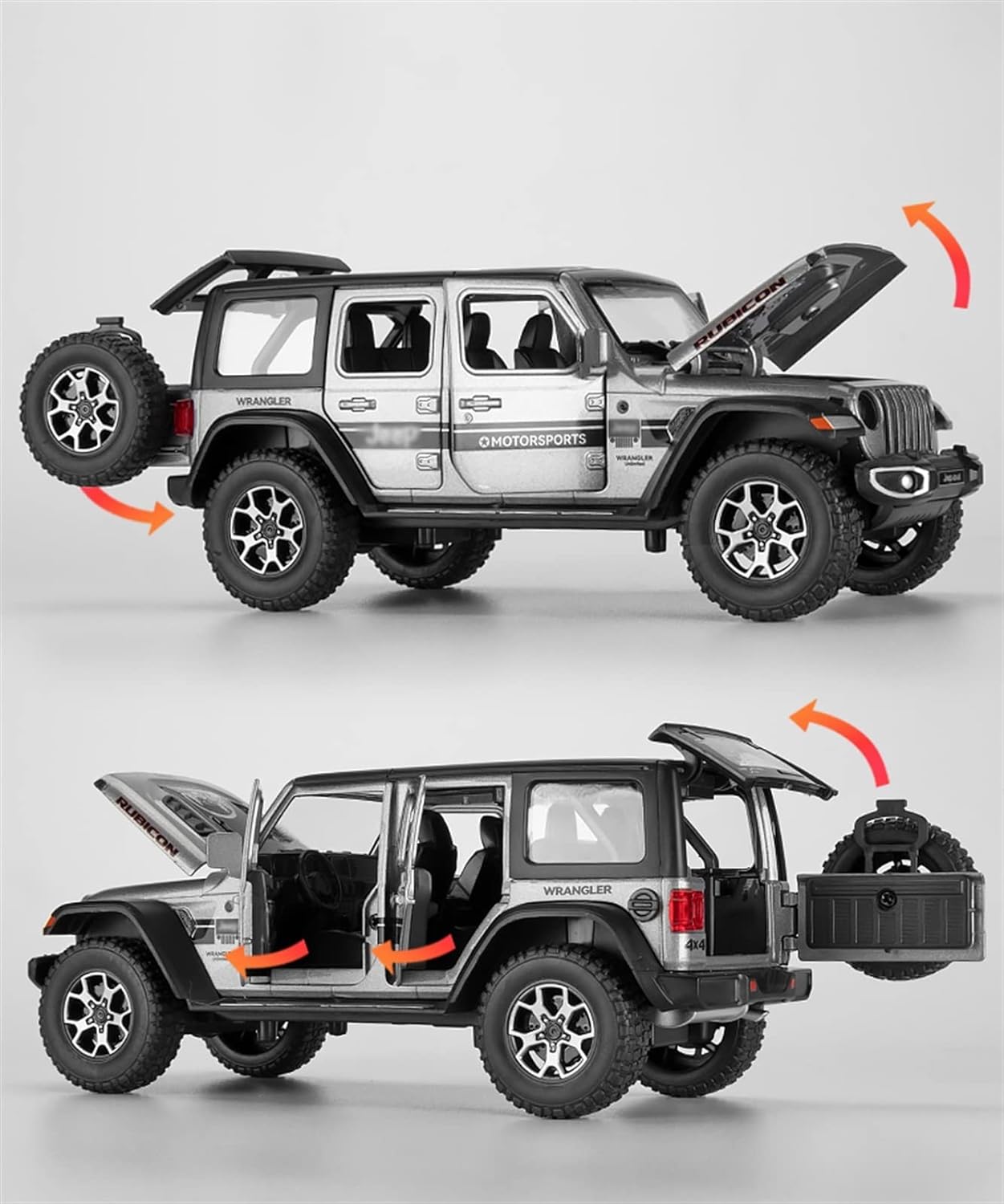 Alloy Die Cast 1-22 for Jeeps Wrangler-3