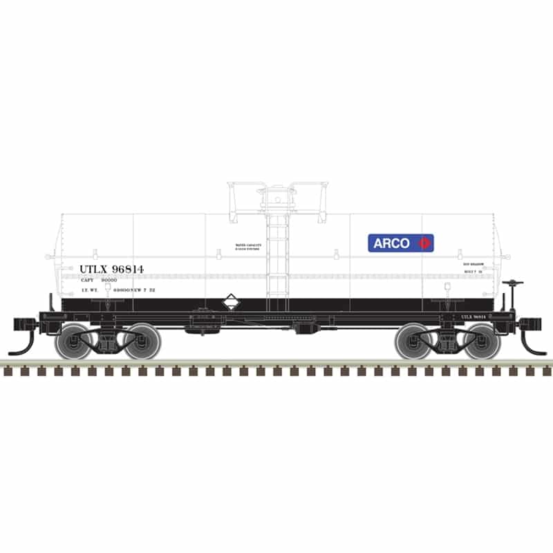 HO MASTER 11,000 GALLON TANK CAR ARCO