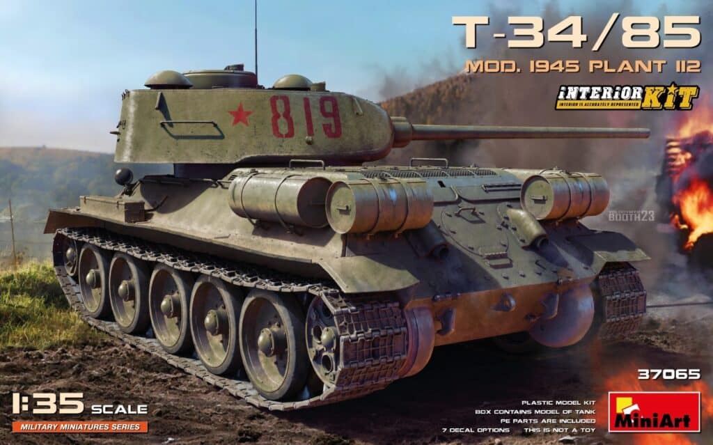 MiniArt 37065 T-3485 Mod. 1945. Plant 112. Interior Kit Box Art