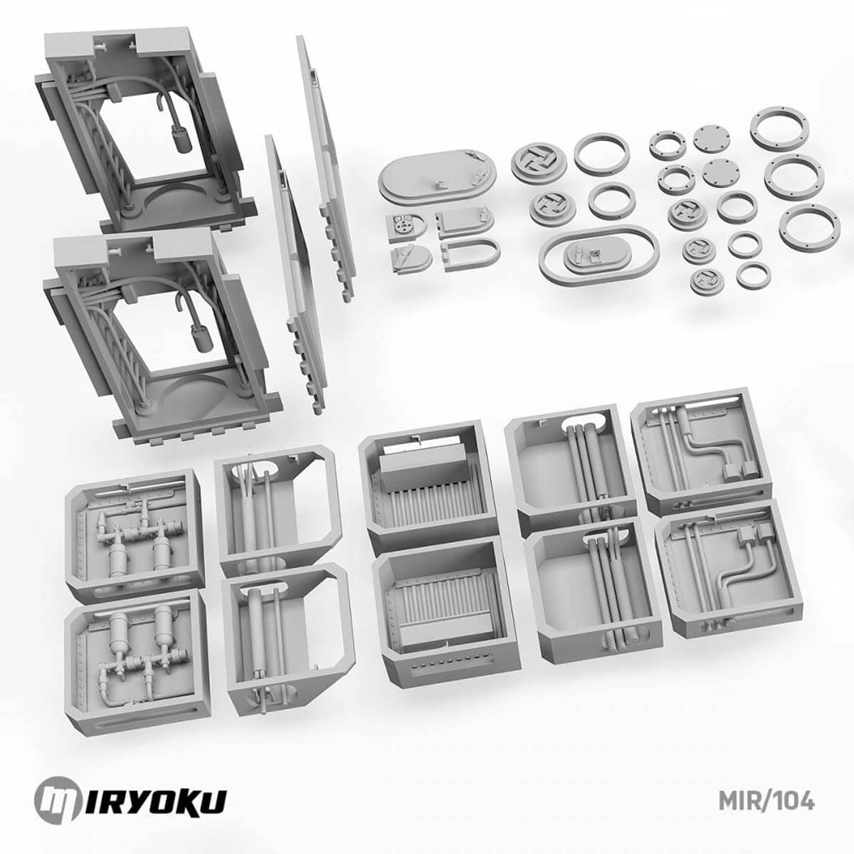 Miryoku Releases New Bf 109 Inspection Cover Sets MIR/104-3