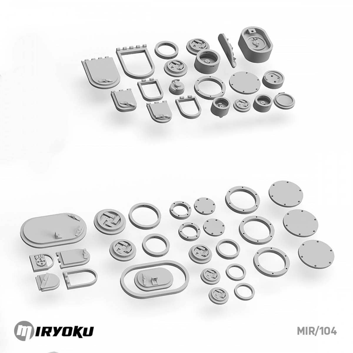 Miryoku Releases New Bf 109 Inspection Cover Sets MIR/104-4