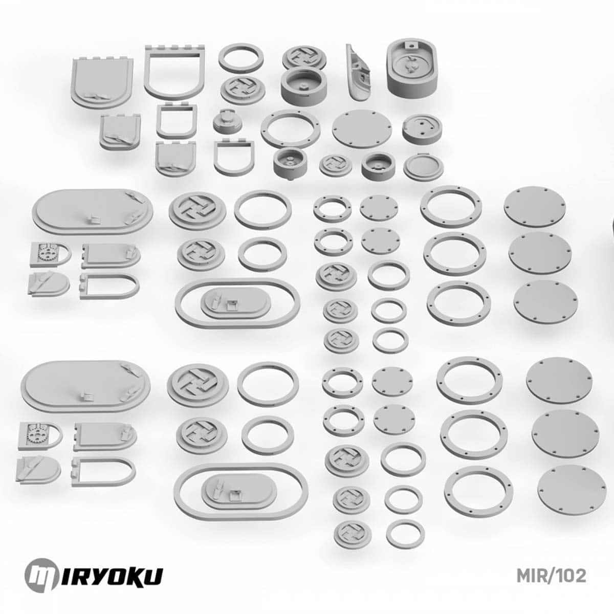 Miryoku Releases New Bf 109 Inspection Cover Sets MIR/102-2