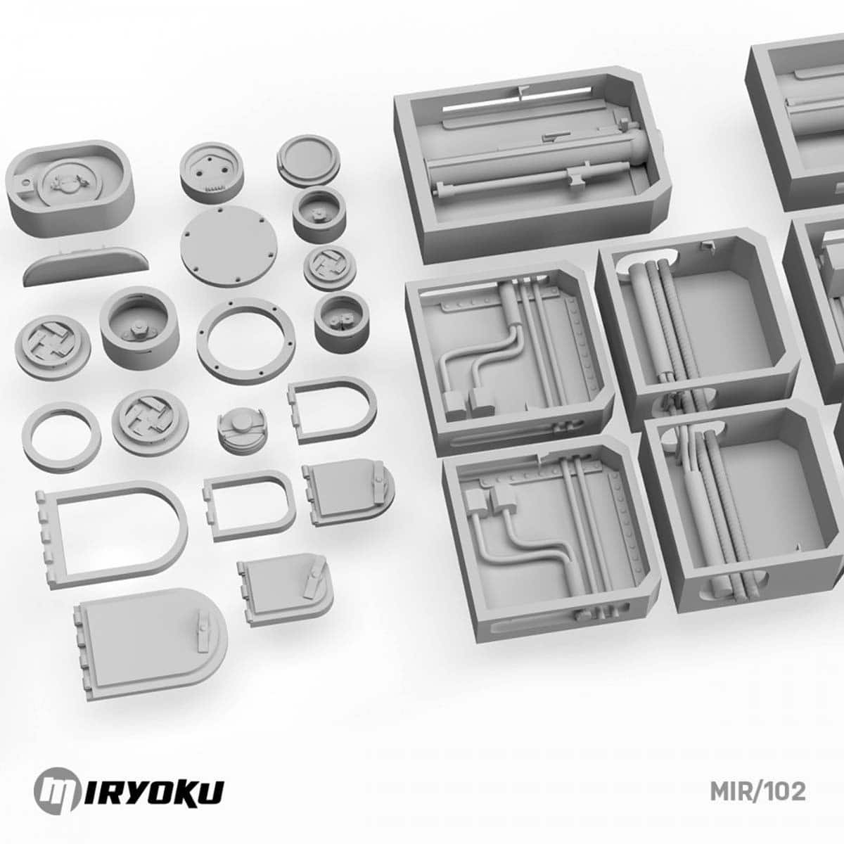 Miryoku Releases New Bf 109 Inspection Cover Sets MIR/102-4