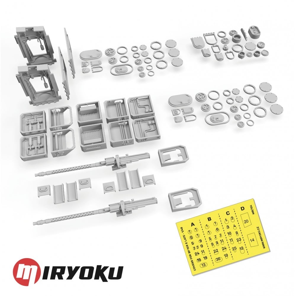 Miryoku Releases New Bf 109 Inspection Cover Sets MIR/104