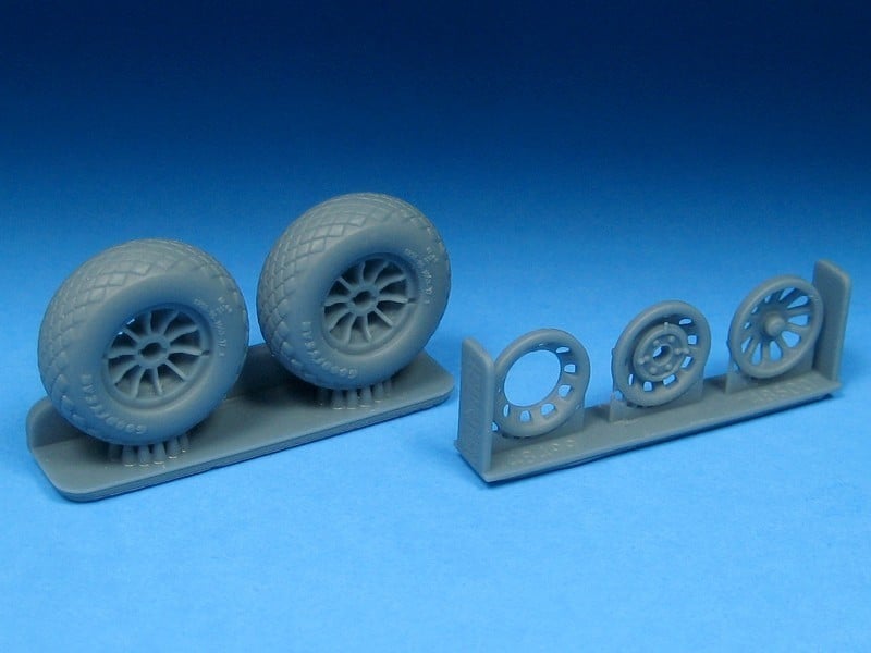 New P-51 Resin Wheel Sets Enhanced Detail