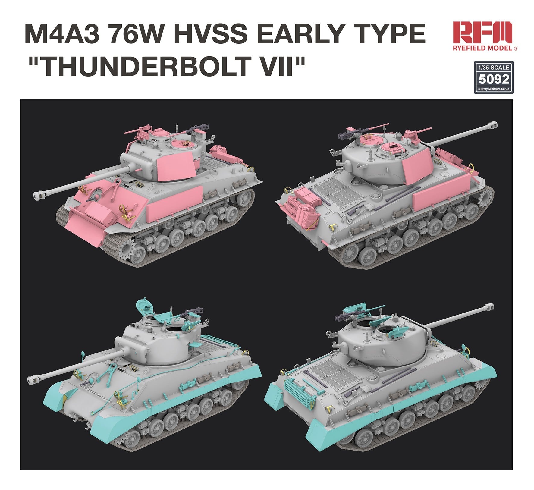 RFM M4A3 Thunderbolt VII CAD-2