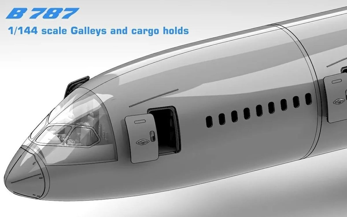 Rocast Models to Release Detailing Sets for Boeing 787 Dreamliner Internal in 1144 Scale