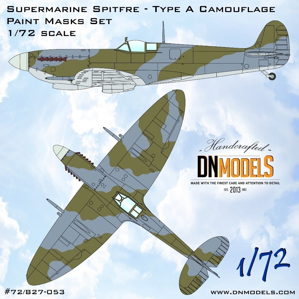 Spitfire Type A Camouflage Paint Masks Set