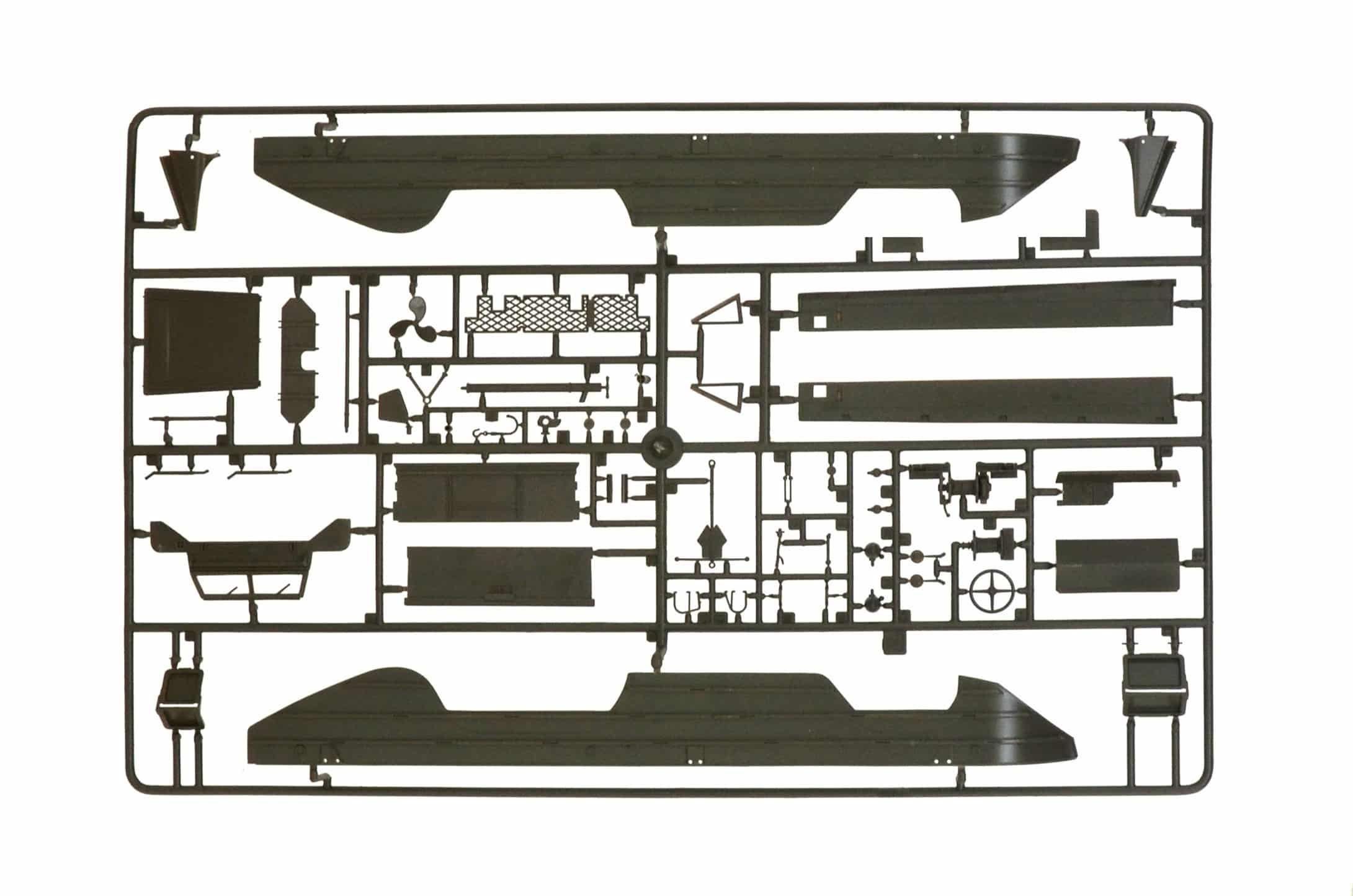 Italeri DUKW 2½ GMC Truck Amphibious Version Sprue