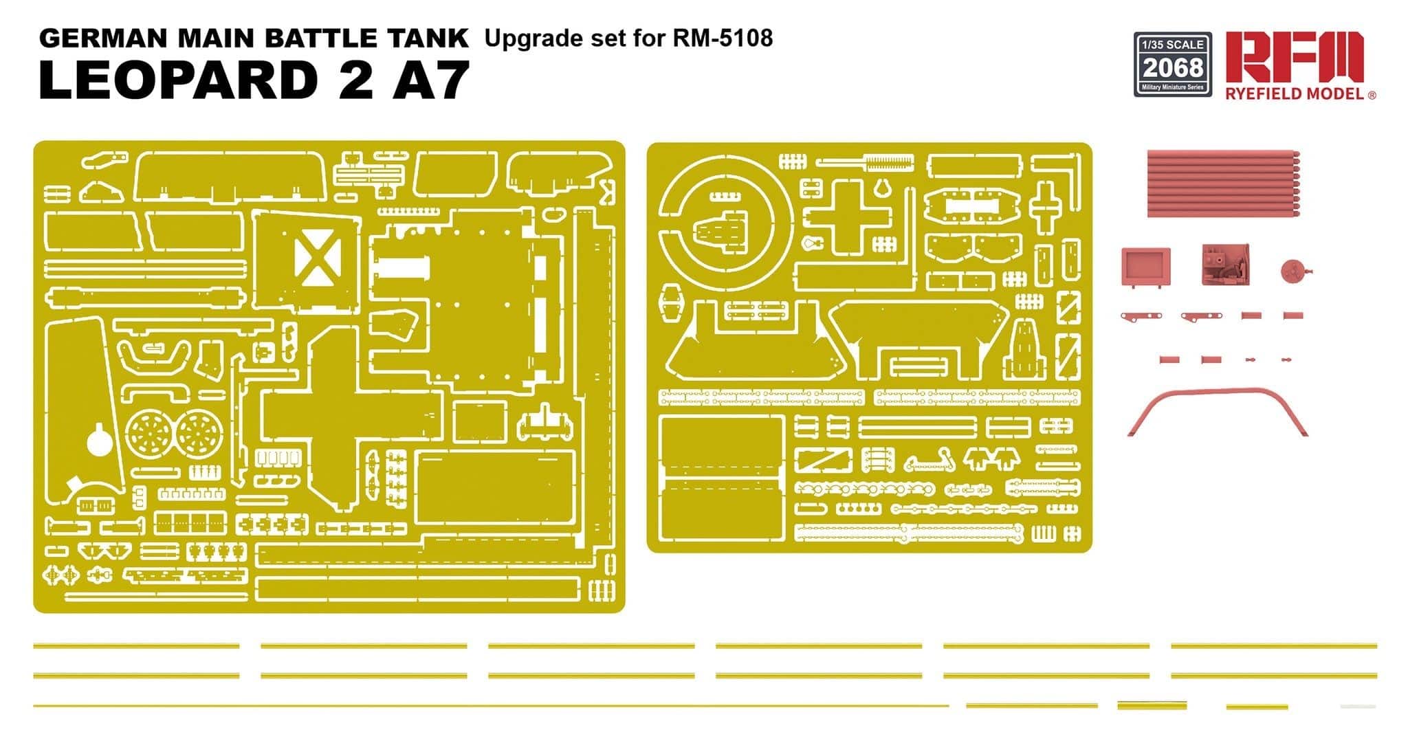 RM-2068 Upgrade set for Leopard 2A7 PE Sets