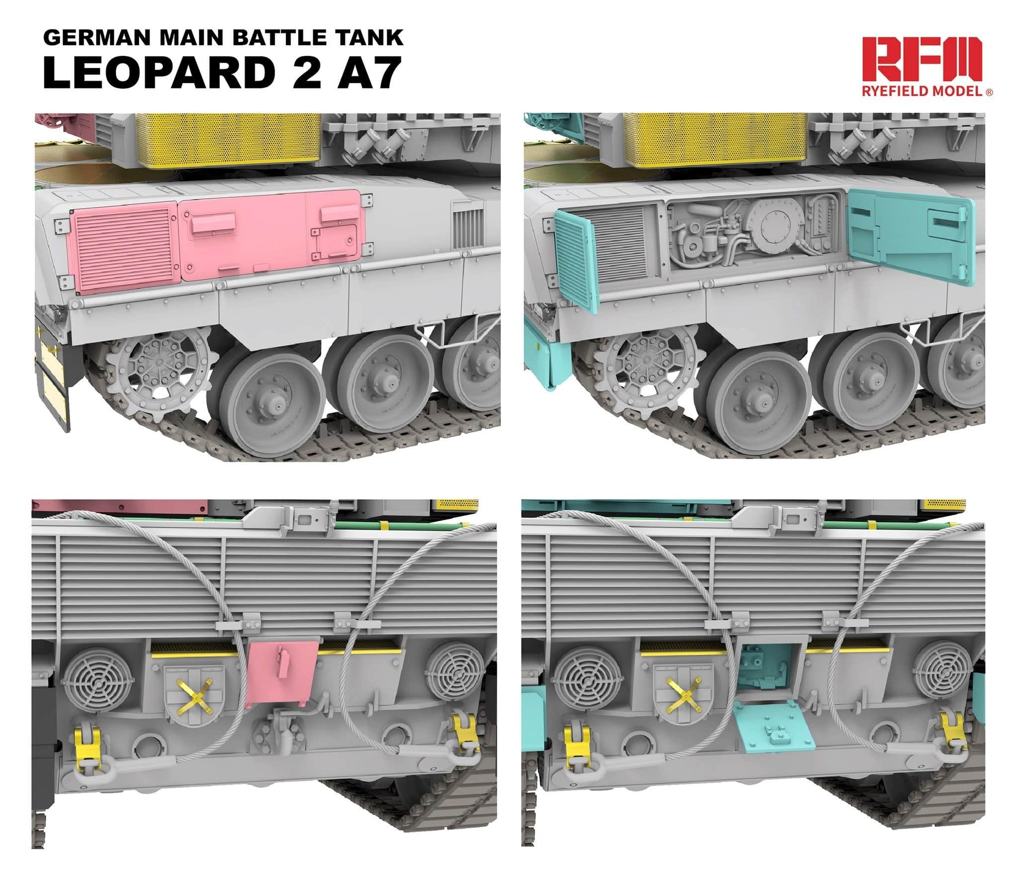 RM-5108 Leopard 2A7 Parts-4