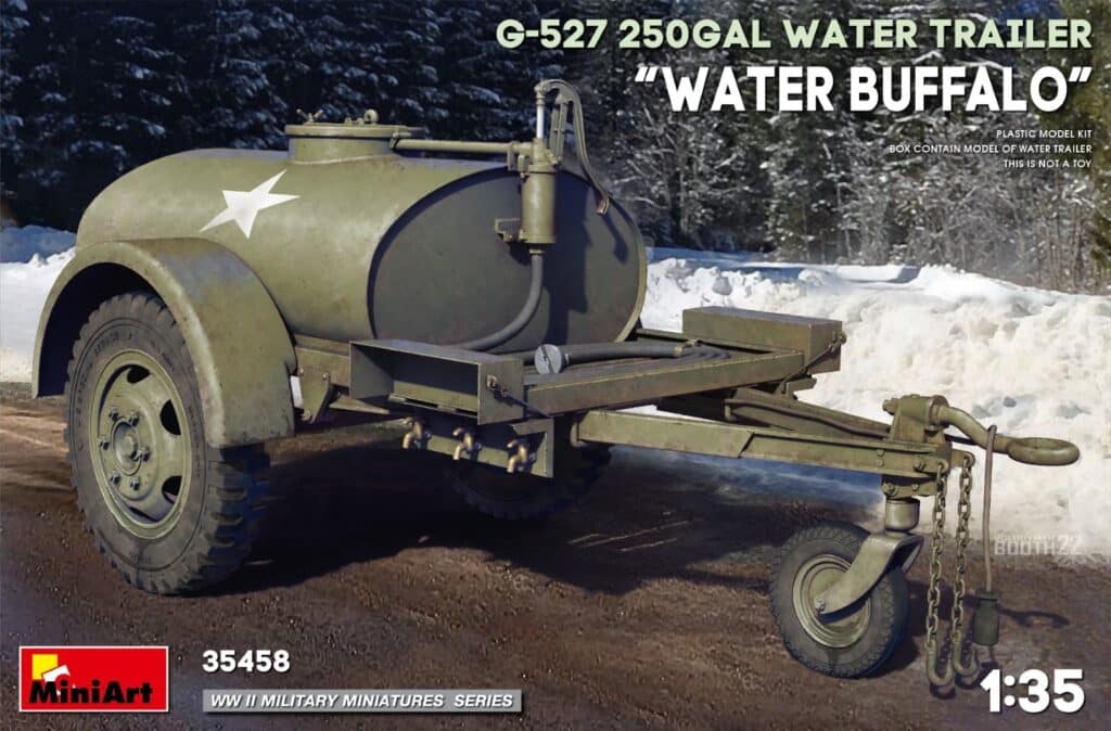 MiniArt G-527 250GAL Water Trailer “Water Buffalo”