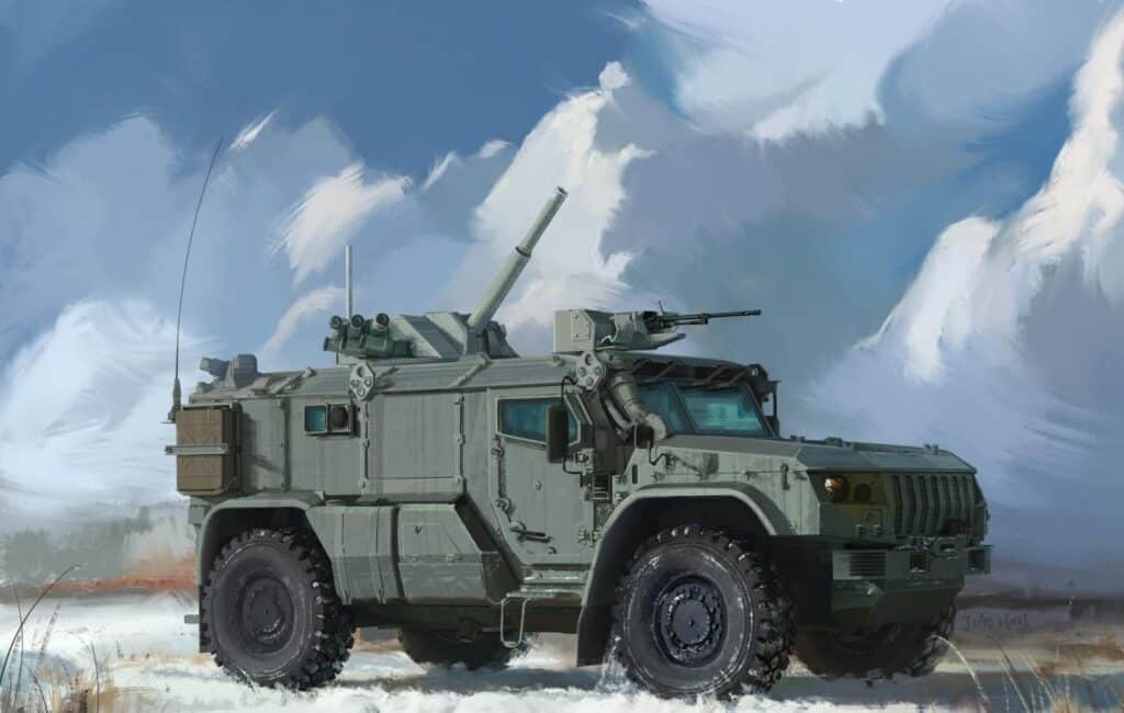 RPG Typhoon-VDV K-4386 2S41 Drok