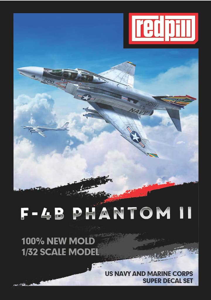 Redpill F-4B Phantom II 1/32 Scale Model Poster