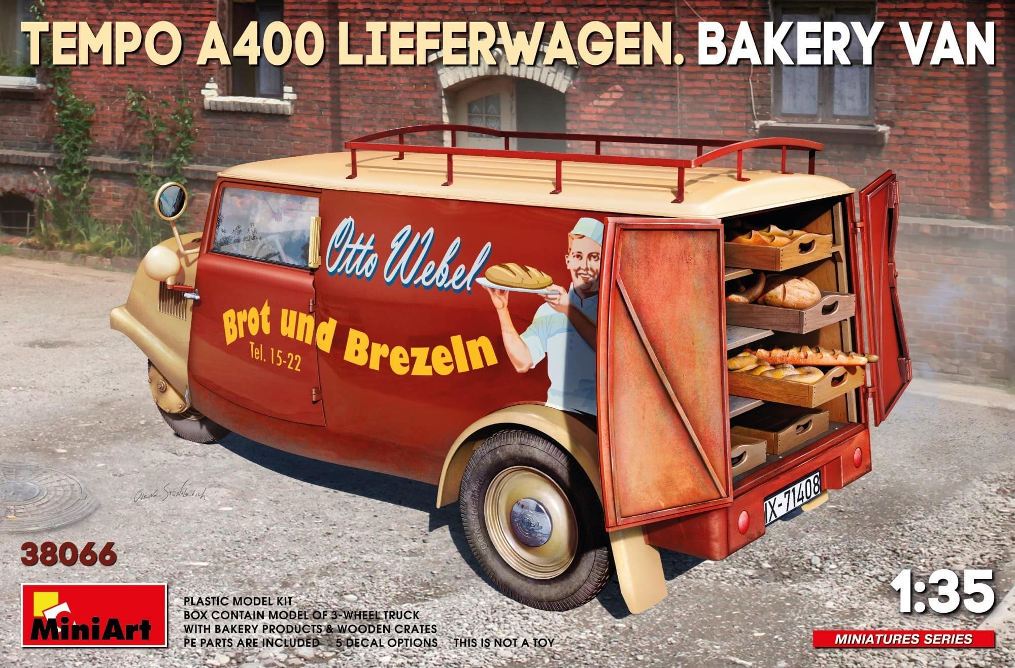 38066 TEMPO A400 LIEFERWAGEN. BAKERY VAN