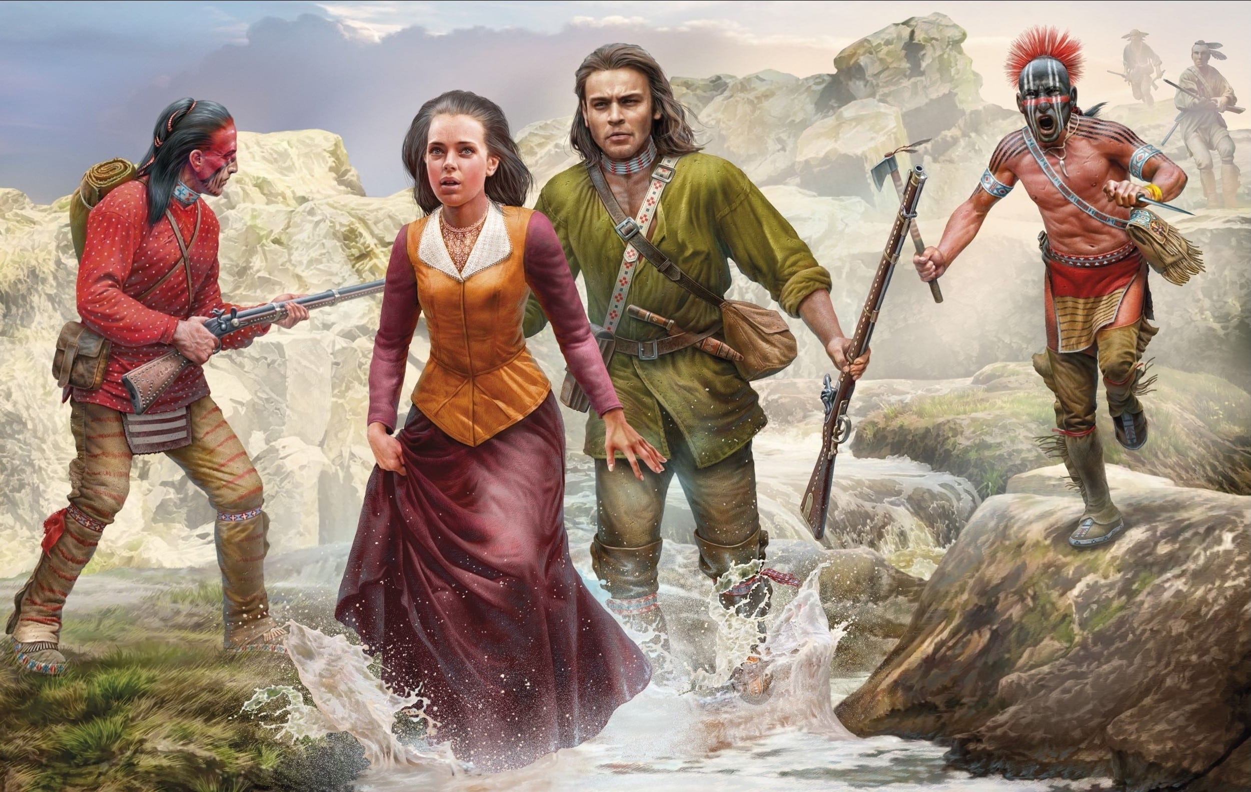 Master Box: Gold-digger and Mohican Figures