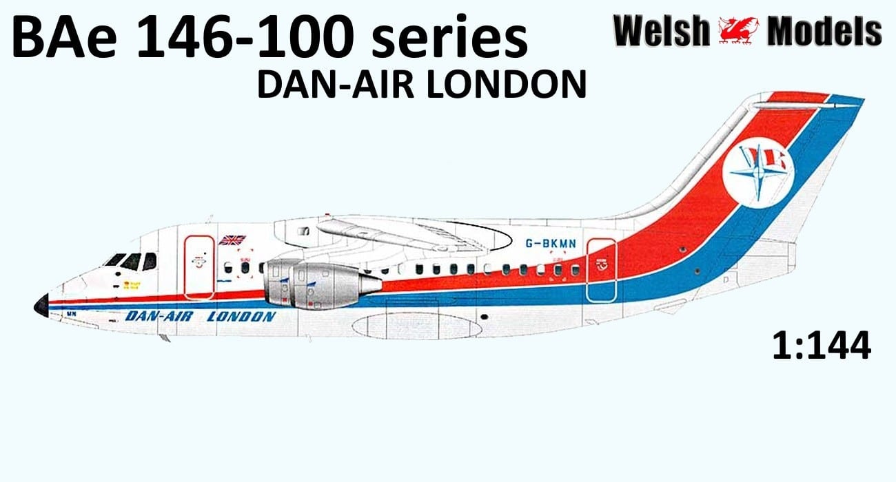 Dan Air London BAe 146 released