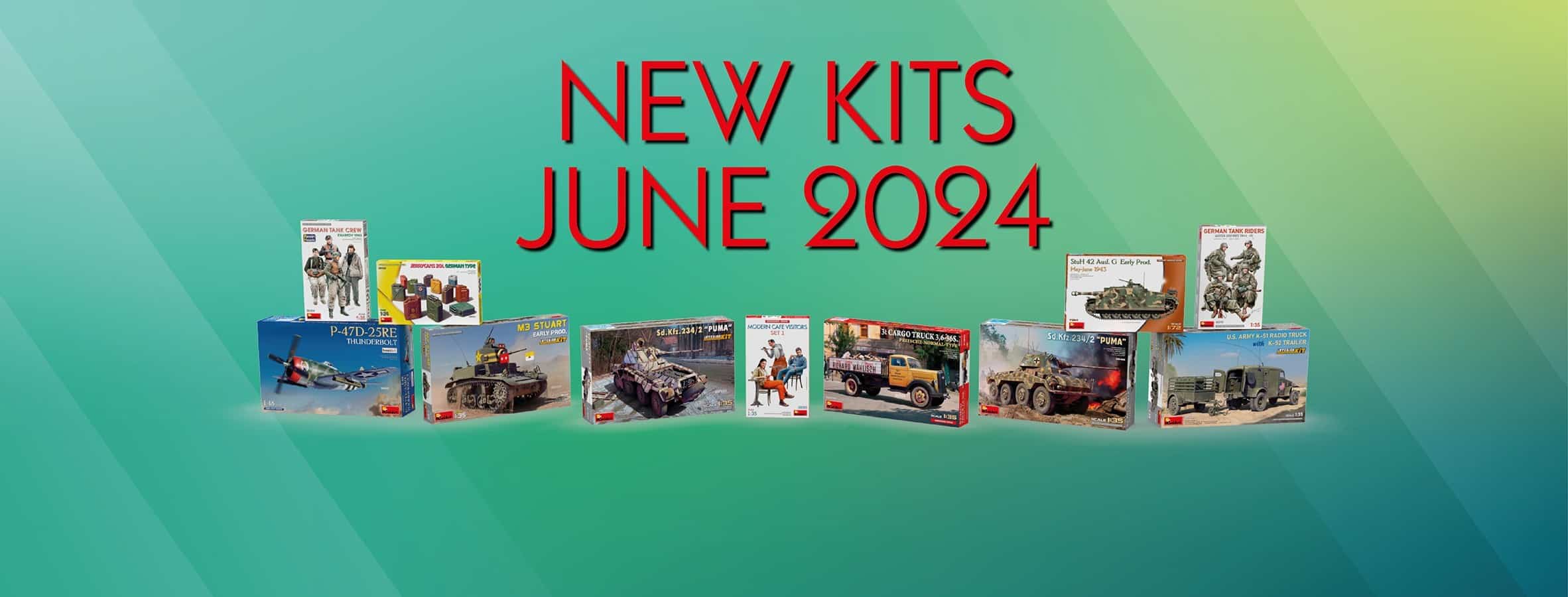 New #MiniArt Kits Available ✅ June 2024