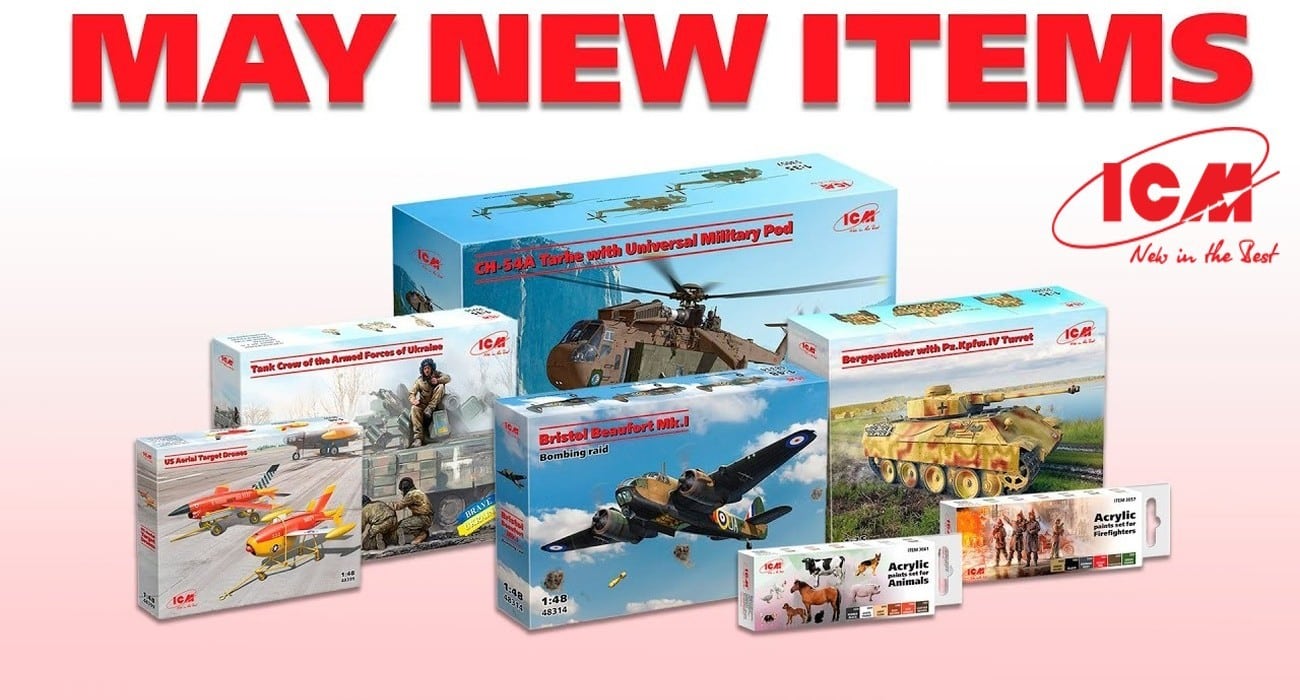 NEW VIDEO: Review of ICM MAY 2024 Plastic Model Kits