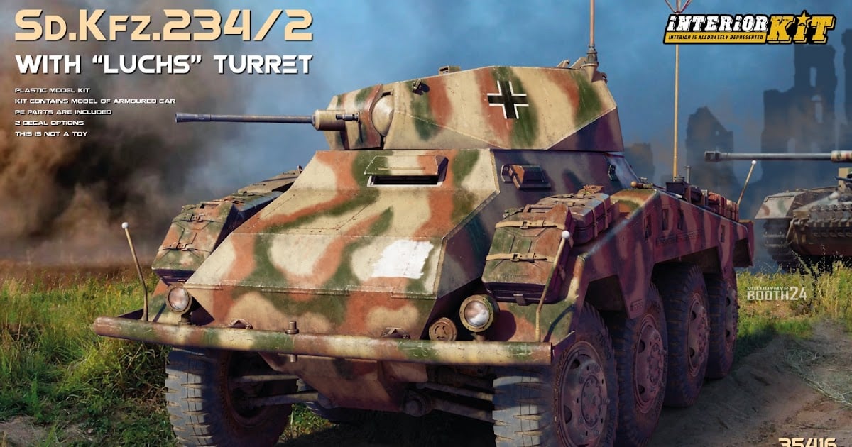 Sd.Kfz.234/2 "Luchs Turret" MiniArt Interior Kit...