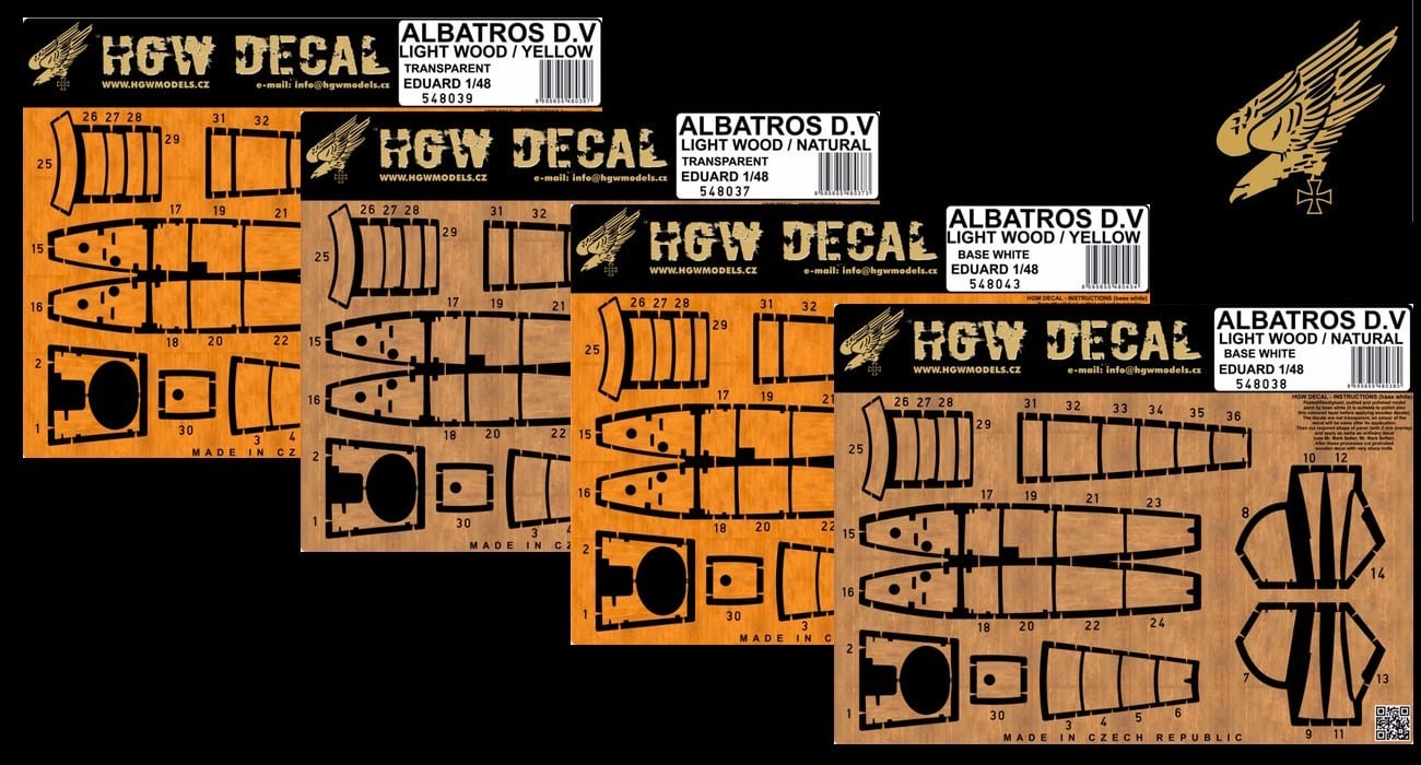 Decals: Albatros Wood Panels