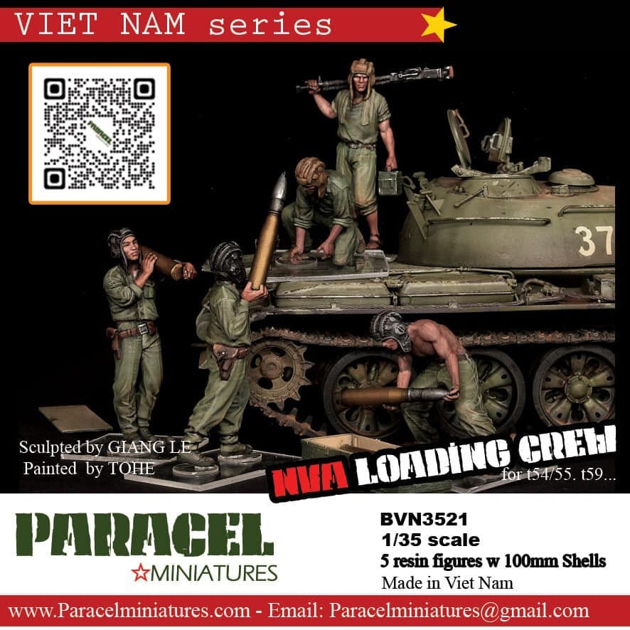 NVA Tank Loading Crews and Tank Riders