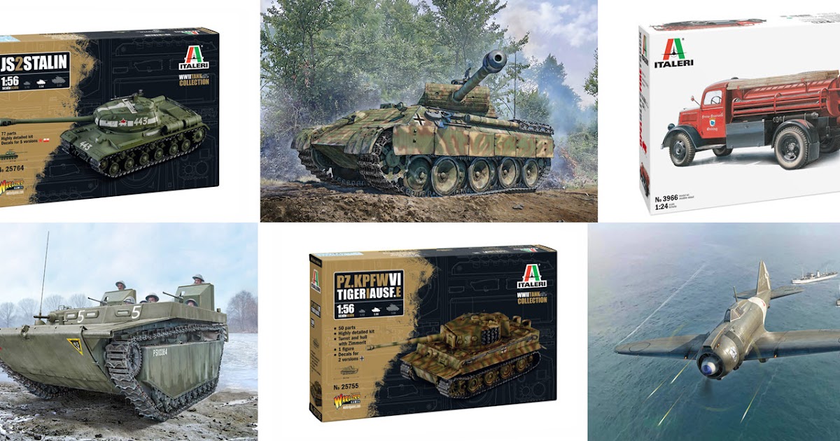 Italeri releases six or seven (or more?) new products in October... Releases of October...
