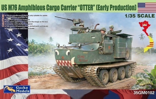 Photographs of the M76 Otter test built Gecko