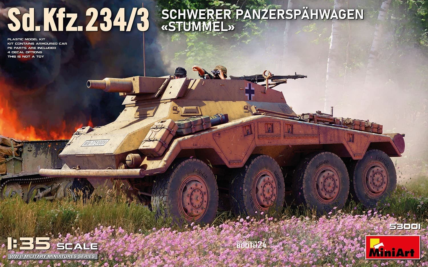 MiniArt Sd.Kfz.234/3 Schwerer Panzerspahwagen