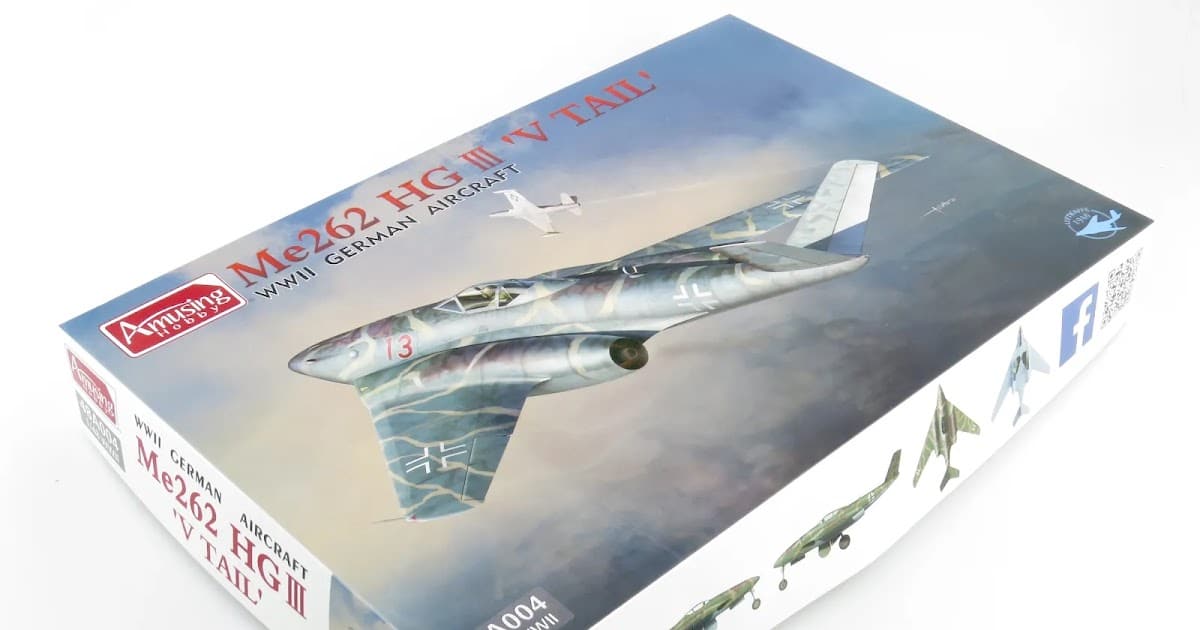 48th scale Me 262 HG 'Hochgeschwindigkeit' from Amusing Hobby.