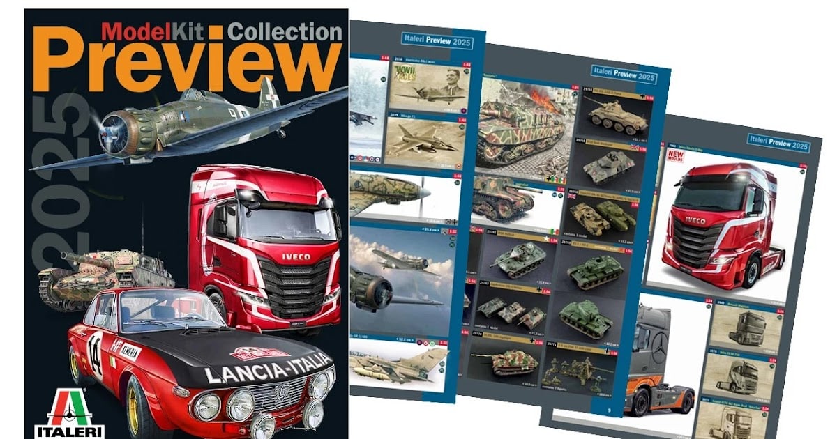 Italeri 2025 Catalogue Preview: Newest Items.