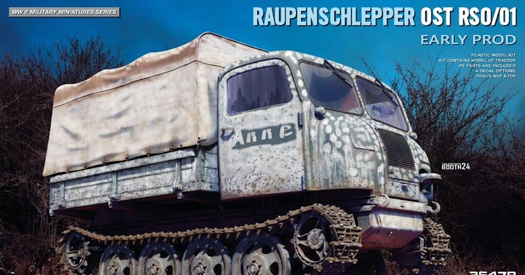 MiniArt's 1/35th scale Raupenschlepper OST RSO01. Early Prod