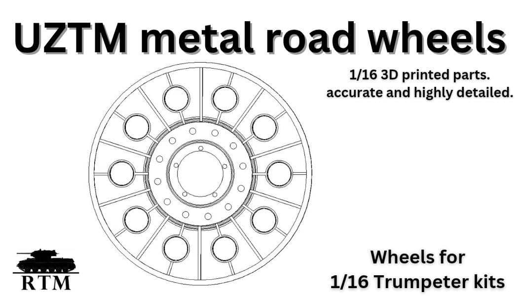 UZTM road wheel for T-34 1/16