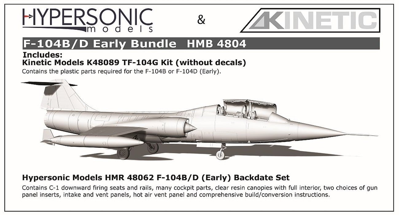 F-104B/D Conversion Set (Early Version) Incoming