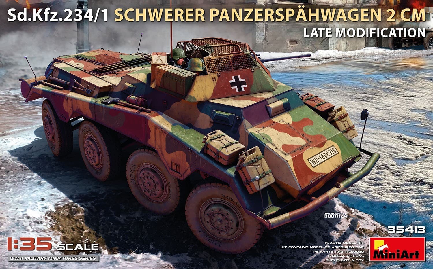 MiniArt 35413 Sd.Kfz.234/1 Schwerer Panzerspahwagen (2 cm). LateMod