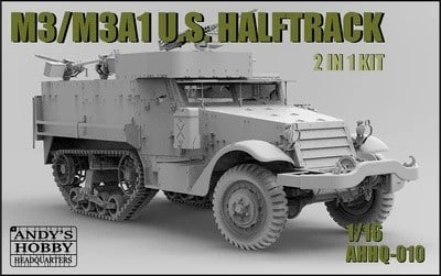 New M3/M3A1 scaled down to 1/16