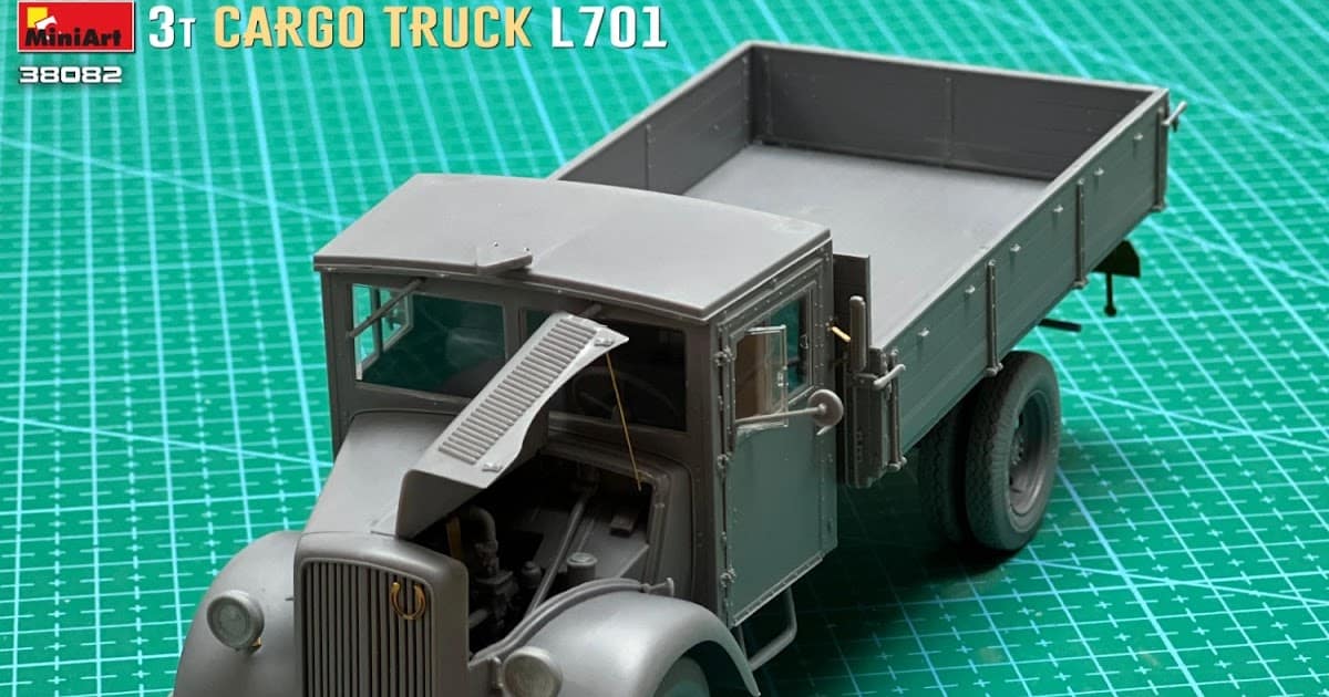 MiniArt's 1/35th scale German L701 3t Cargo truck.