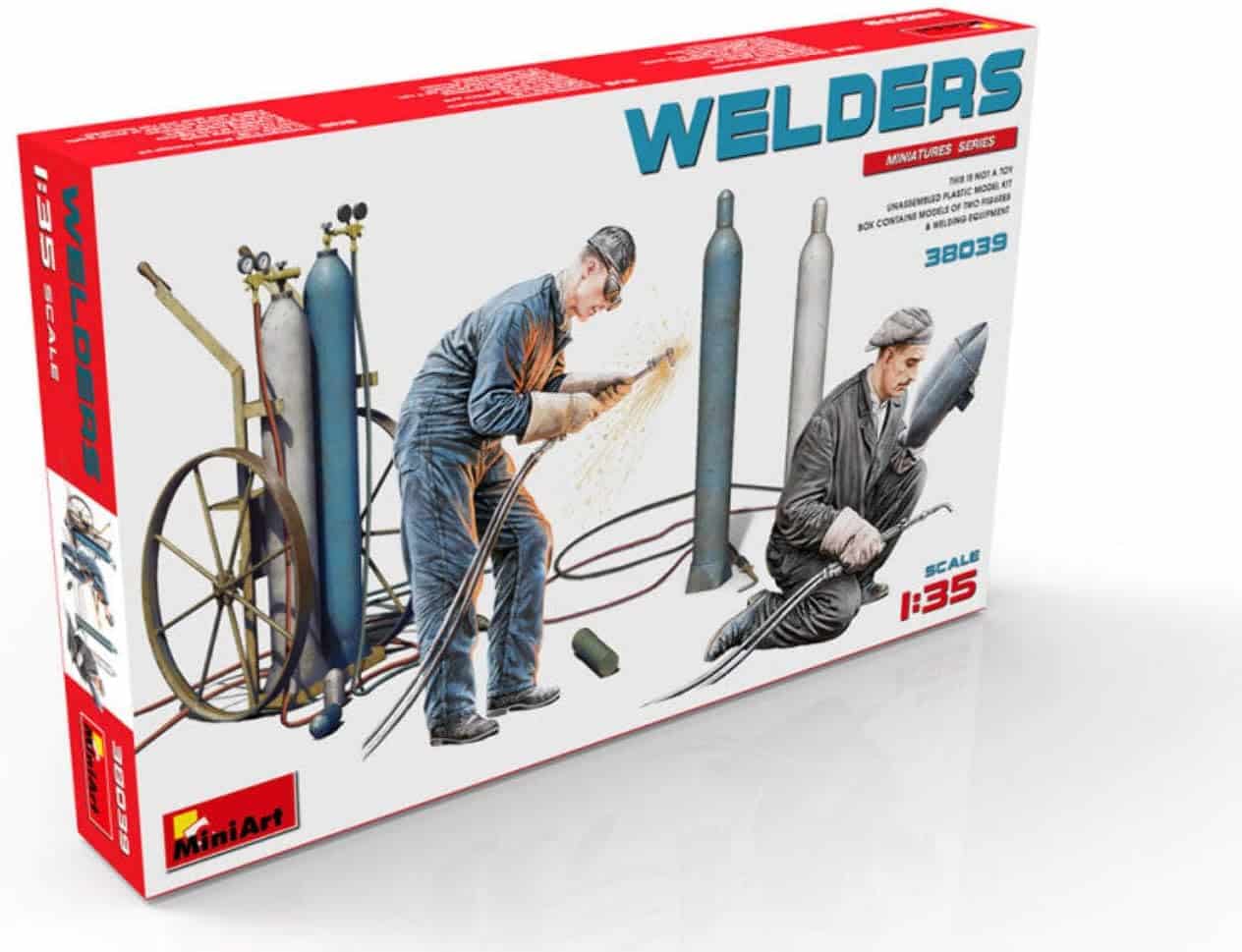 KIT DA MONTARE COMPATIBILE CON Welders (SALDATORI) KIT 1:35 MINIART MIN38039